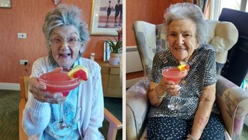 Redcar care home Residents enjoy Caribbean themed mocktail afternoon
